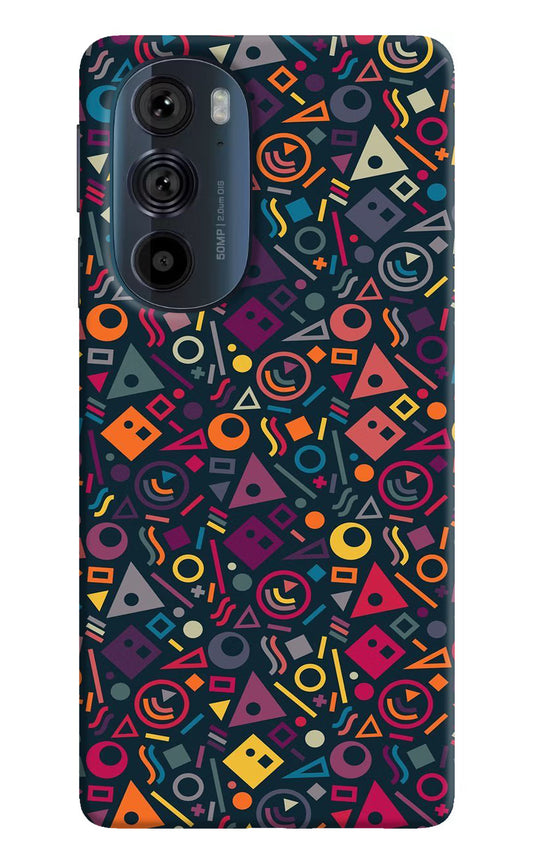 Geometric Abstract Moto Edge 30 Pro Hard Case Back Cover by Casekaro