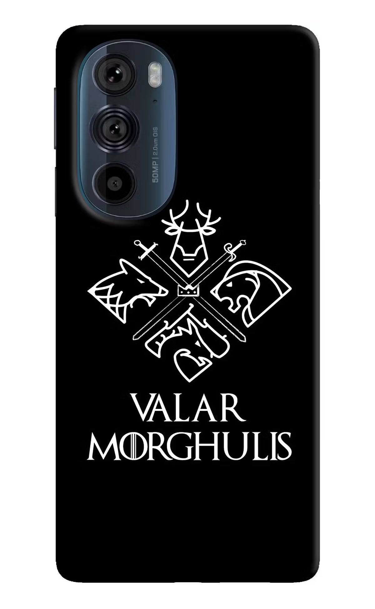 Valar Morghulis | Game Of Thrones Moto Edge 30 Pro Hard Case Back Cover by Casekaro