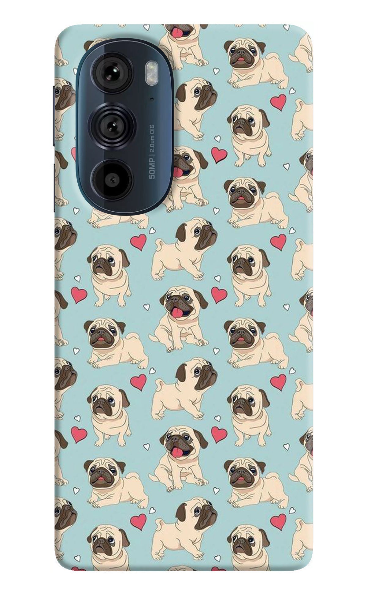 Pug Dog Moto Edge 30 Pro Back Cover