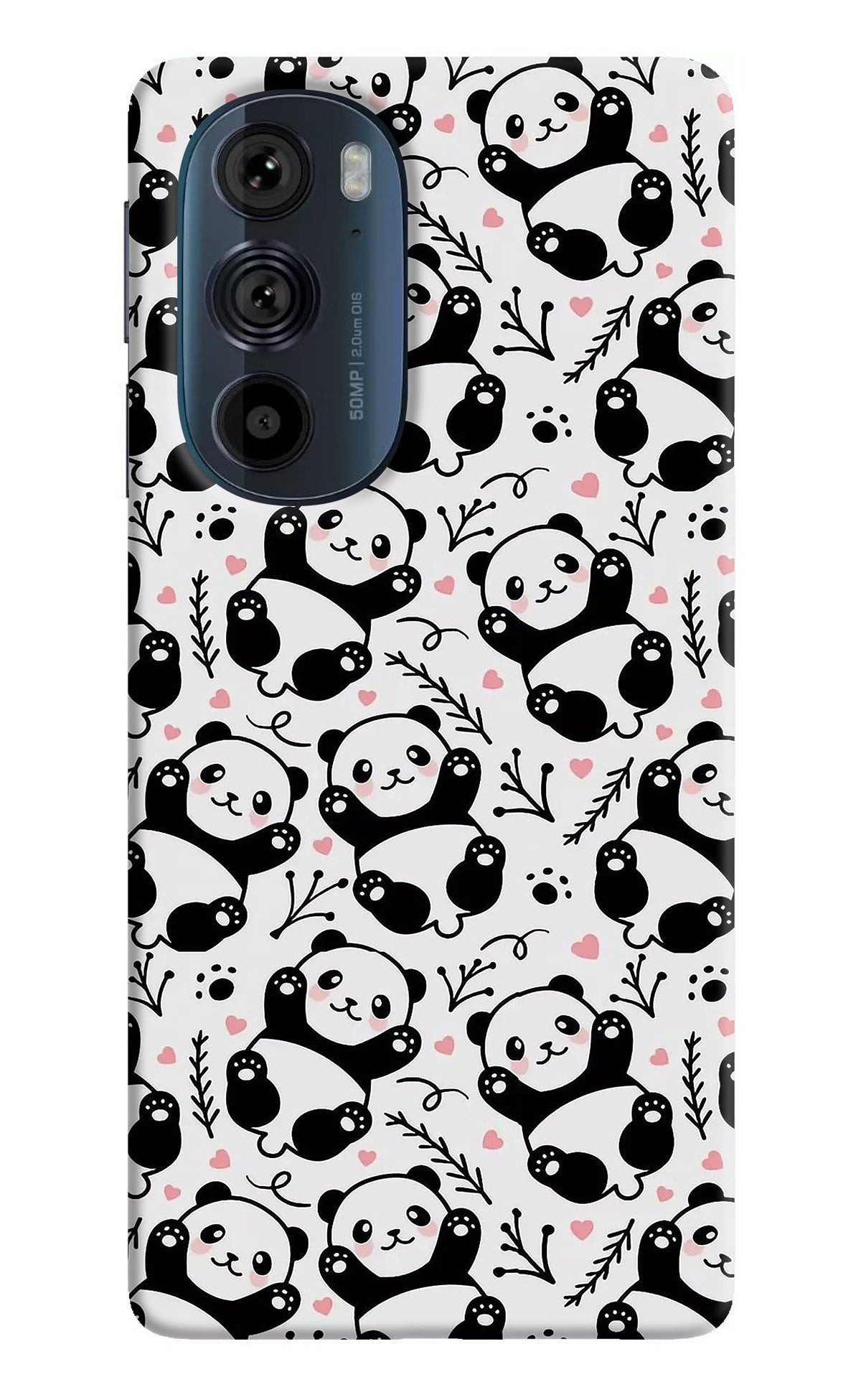 Cute Panda Moto Edge 30 Pro Back Cover