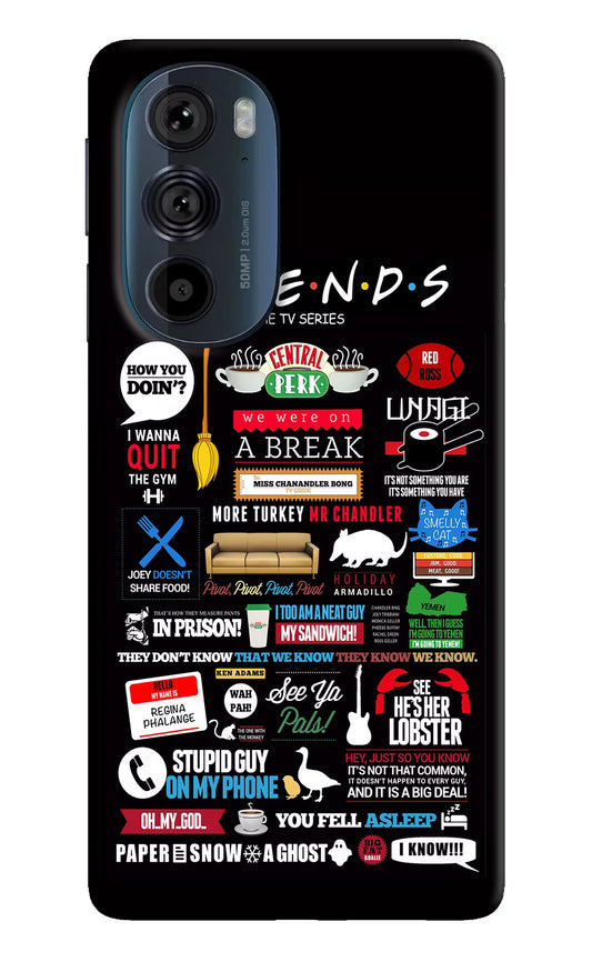 FRIENDS Moto Edge 30 Pro Hard Case Back Cover by Casekaro