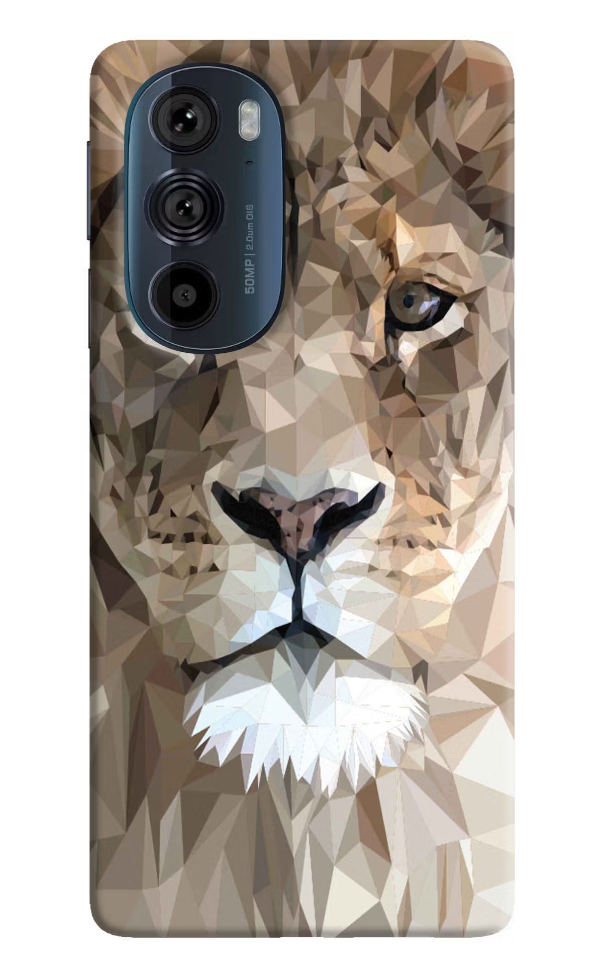 Lion Art Moto Edge 30 Pro Hard Case Back Cover by Casekaro