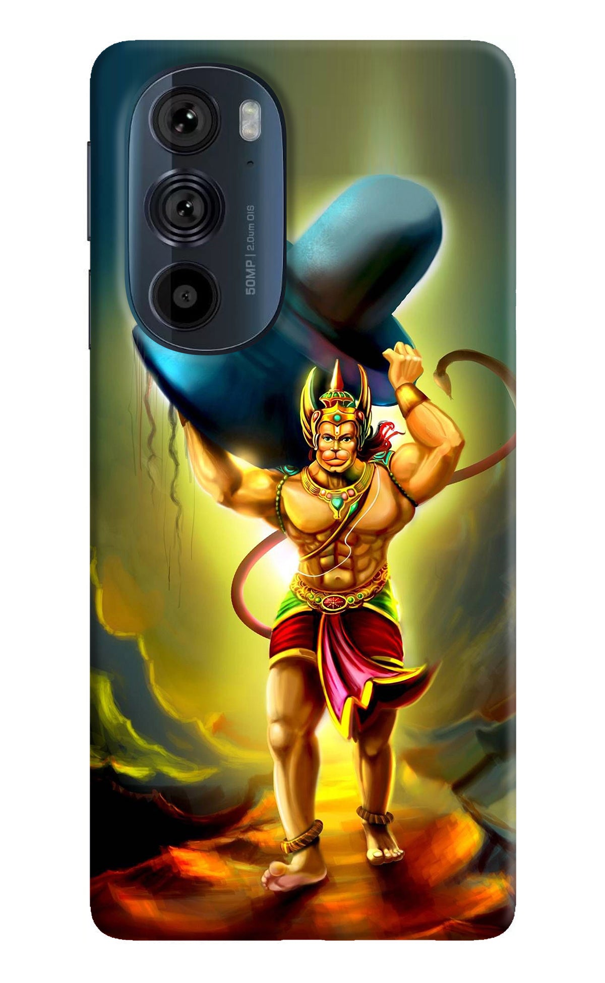 Lord Hanuman Moto Edge 30 Pro Back Cover