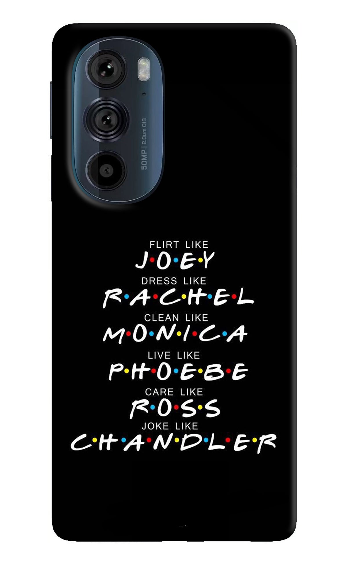 FRIENDS Character Moto Edge 30 Pro Back Cover