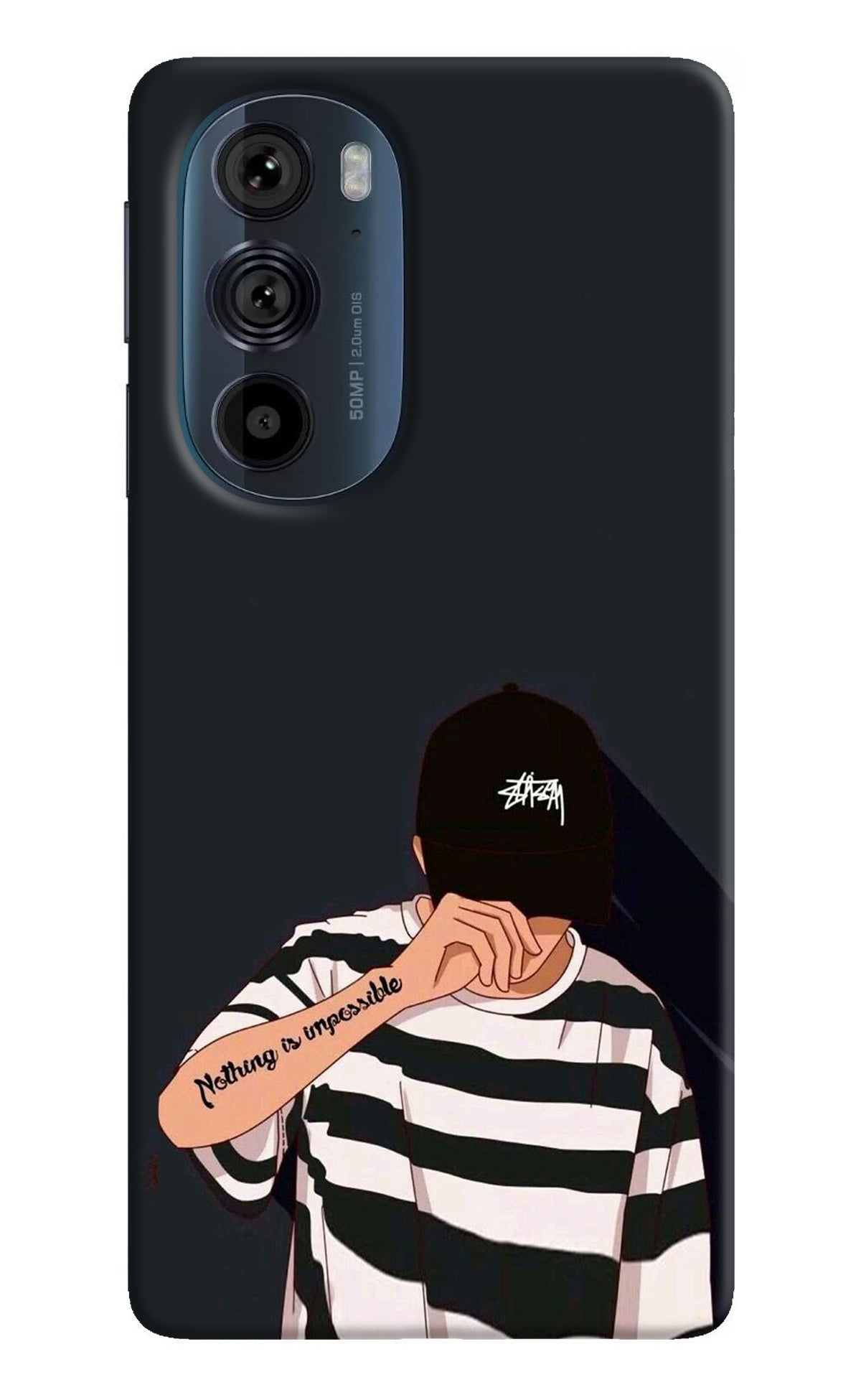 Aesthetic Boy Moto Edge 30 Pro Back Cover