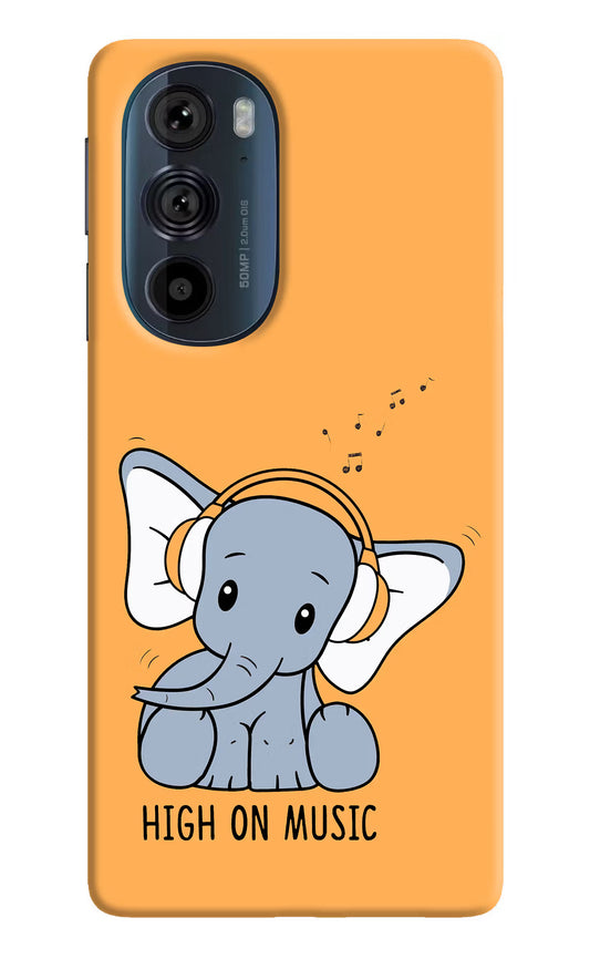 High On Music Moto Edge 30 Pro Hard Case Back Cover by Casekaro