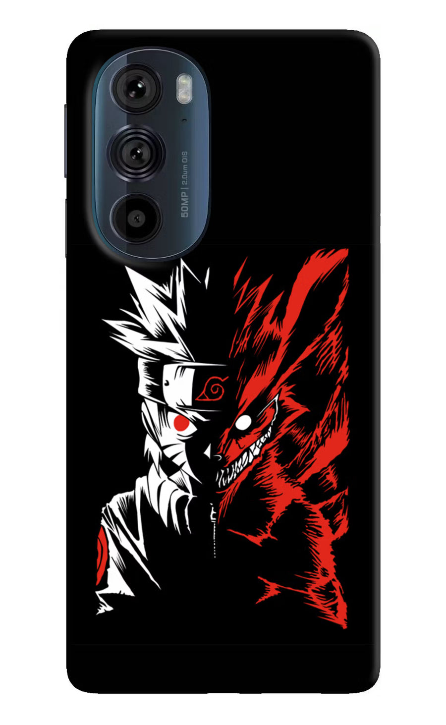 Naruto Two Face Moto Edge 30 Pro Back Cover, Hard case