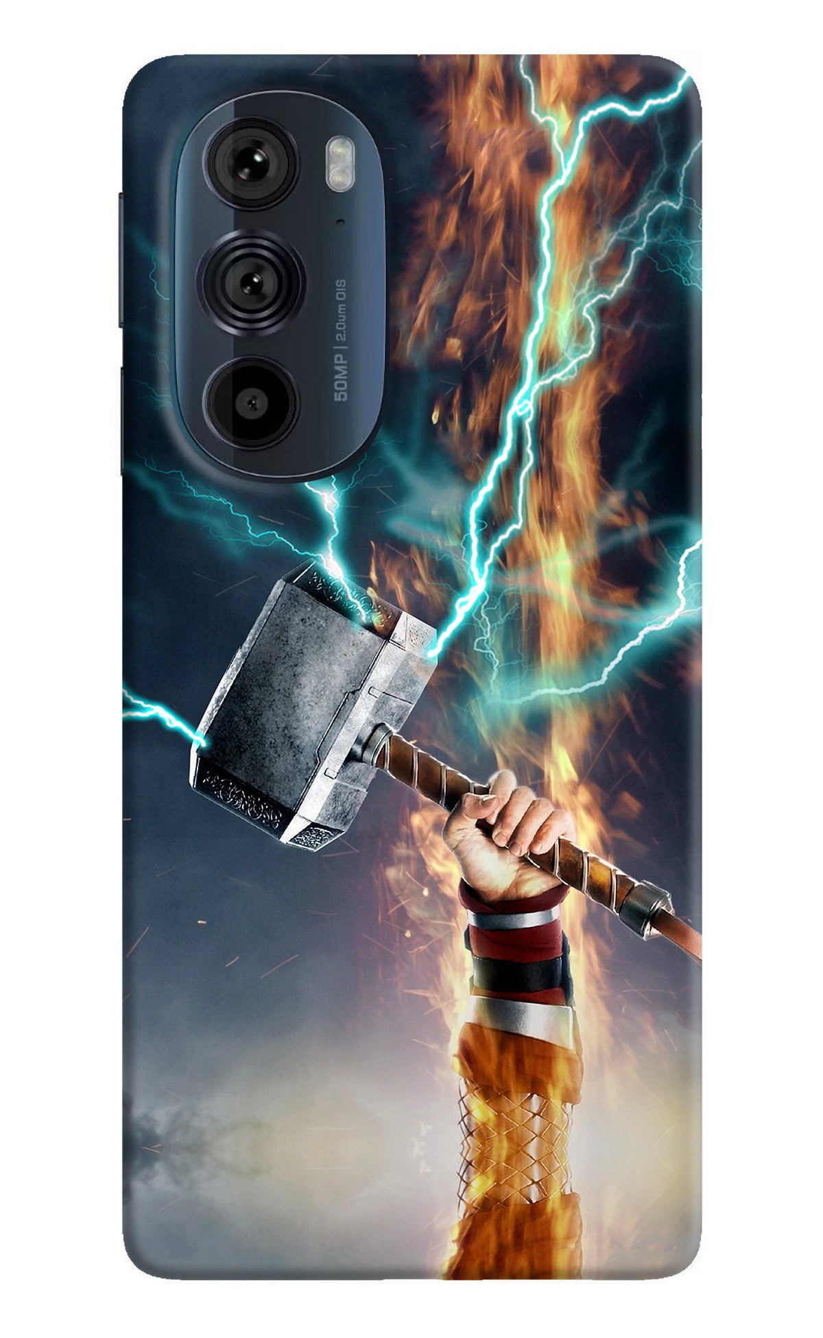 Thor Hammer Mjolnir Moto Edge 30 Pro Back Cover