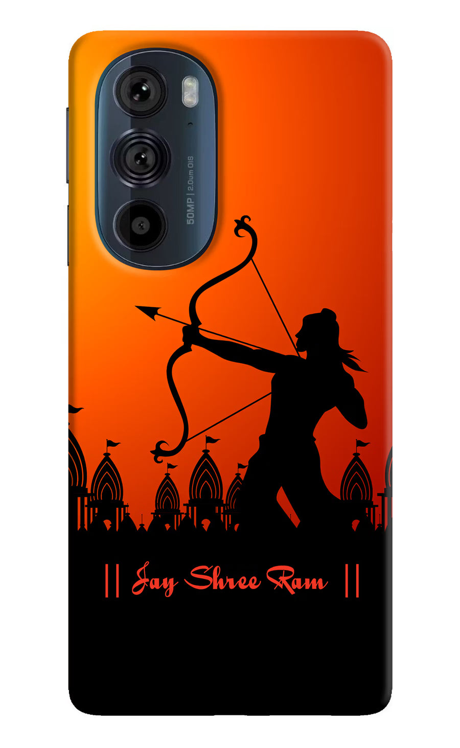 Lord Ram - 4 Moto Edge 30 Pro Back Cover, Hard case