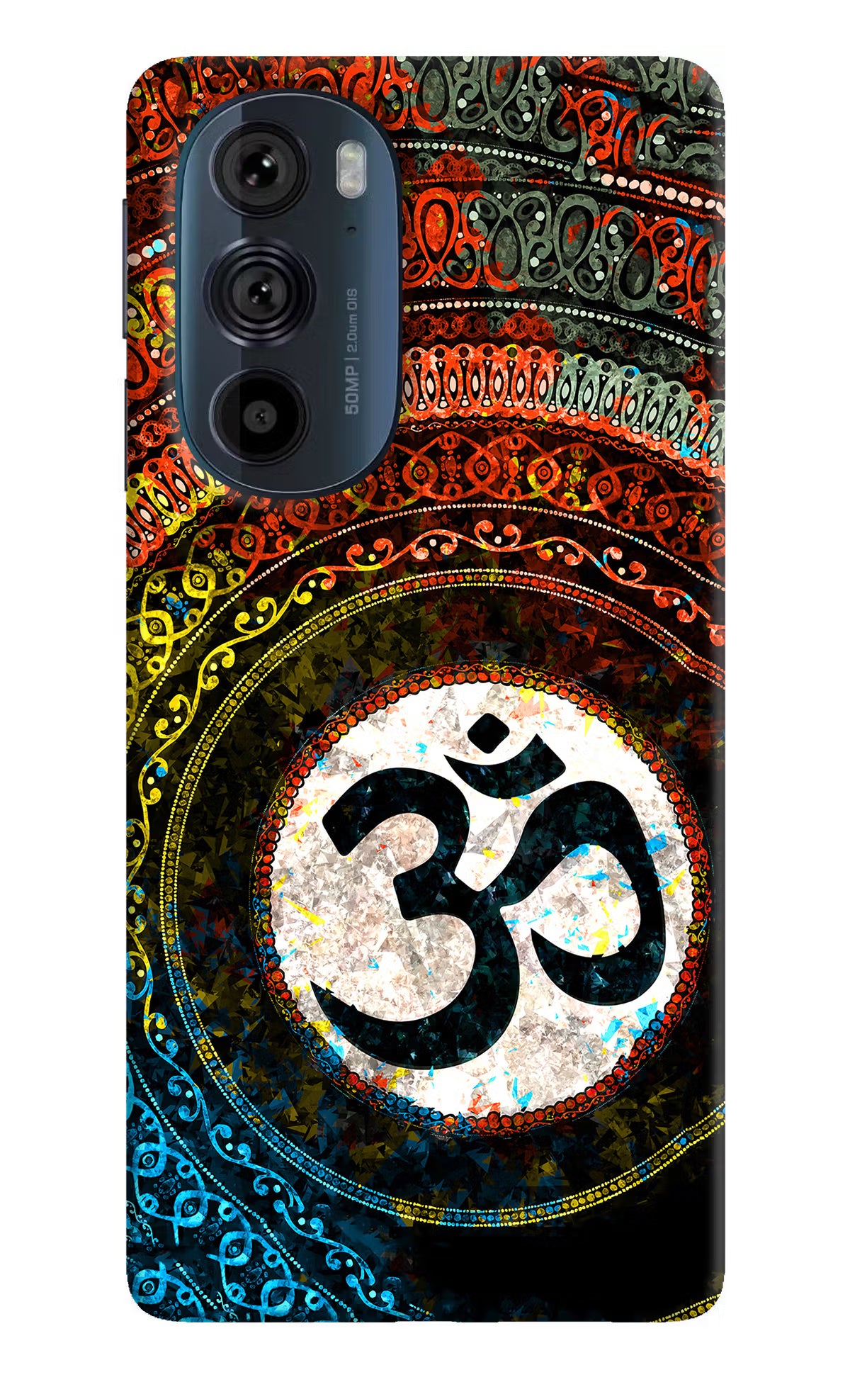 Om Cultural Moto Edge 30 Pro Hard Case Back Cover by Casekaro