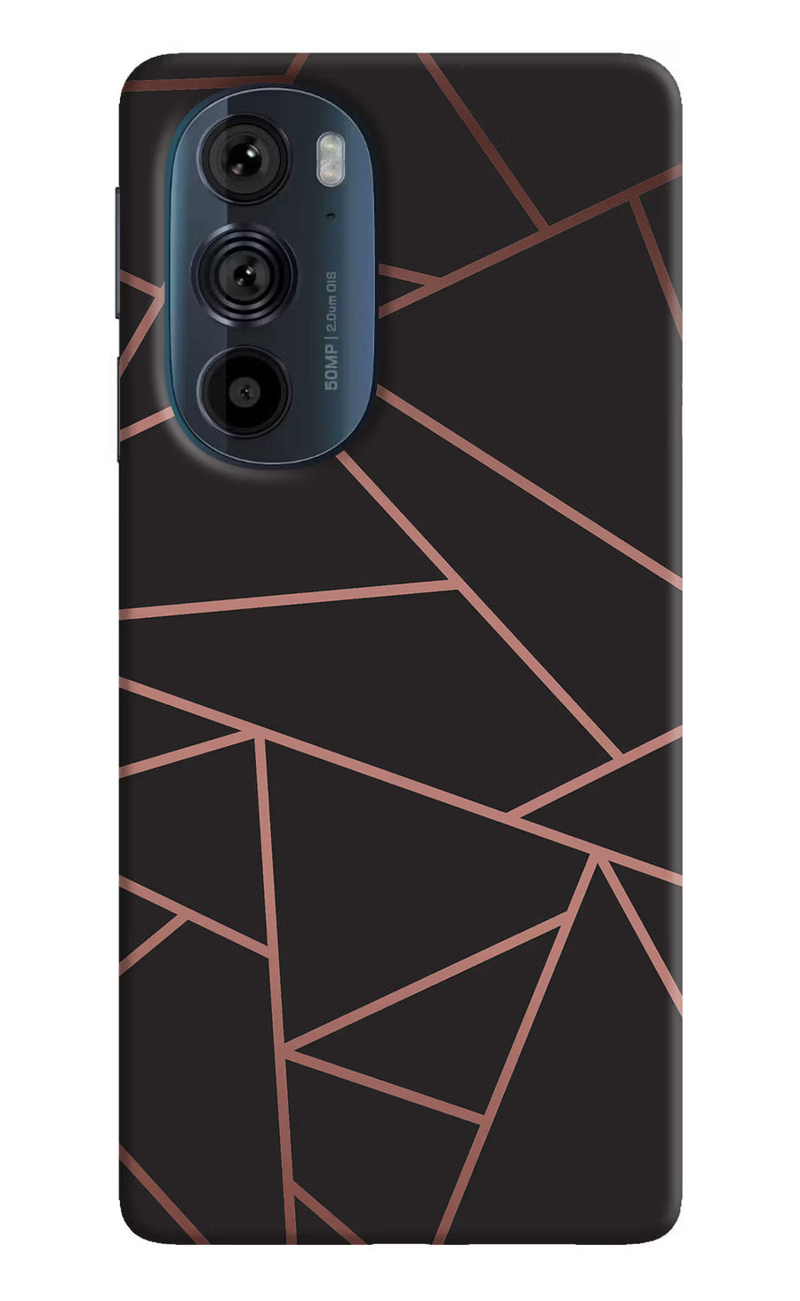 Geometric Pattern Moto Edge 30 Pro Back Cover, Hard case