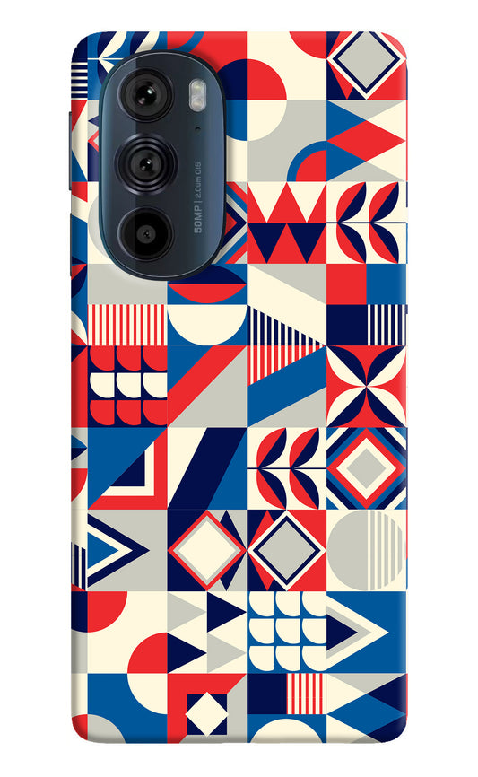 Colorful Pattern Moto Edge 30 Pro Back Cover