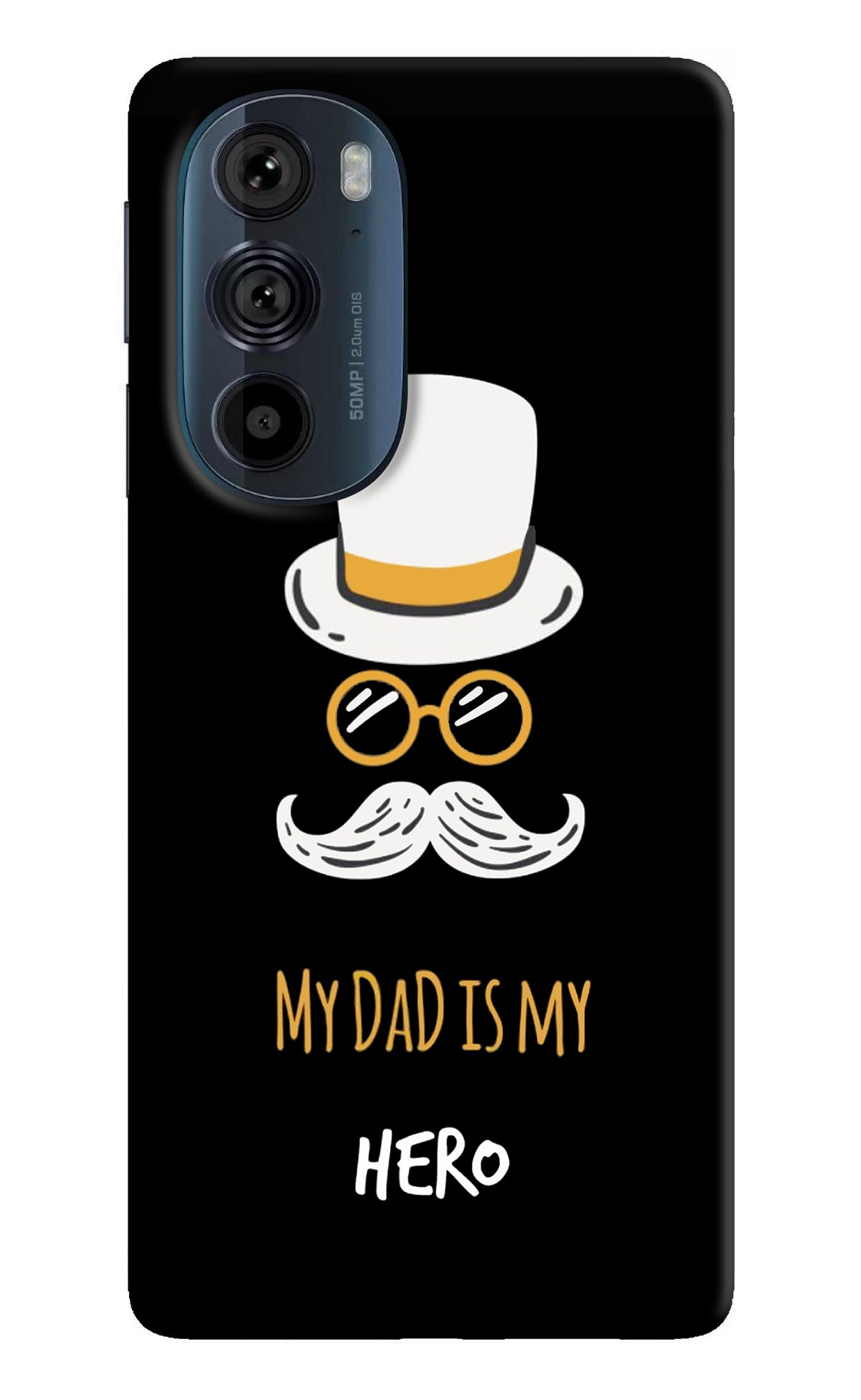 My Dad Is My Hero Moto Edge 30 Pro Back Cover