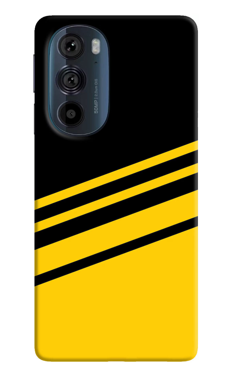 Yellow Shades Moto Edge 30 Pro Back Cover, Hard case