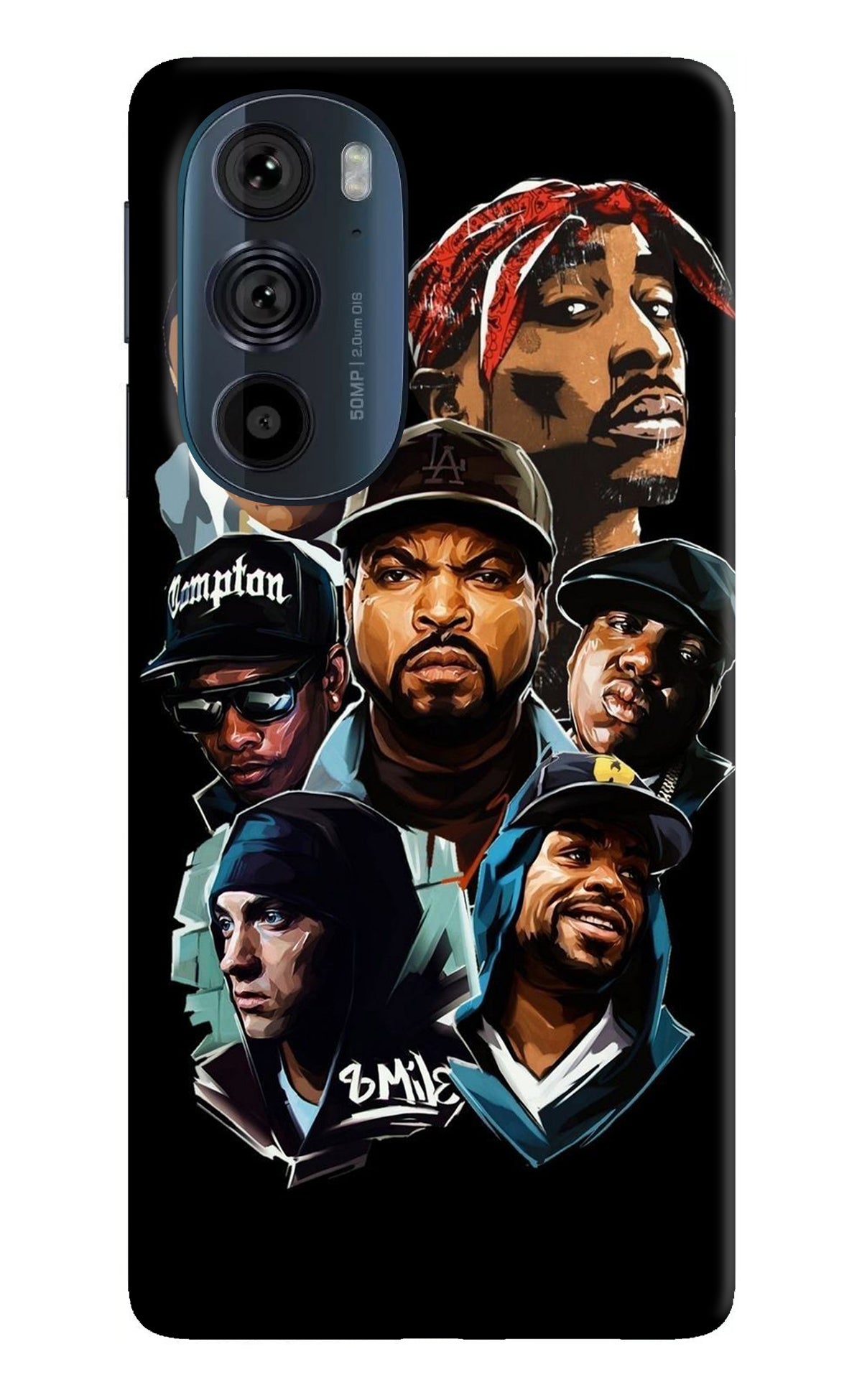 Rappers Moto Edge 30 Pro Back Cover