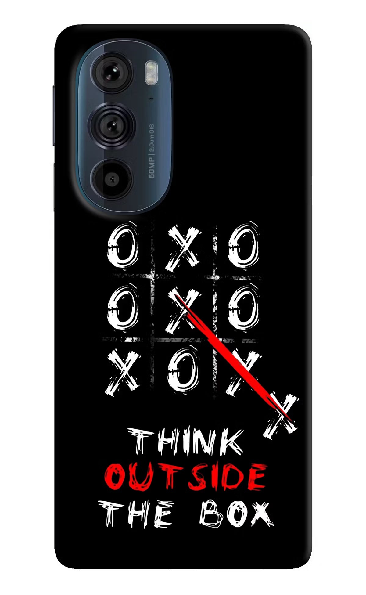 Think out of the BOX Moto Edge 30 Pro Hard Case Back Cover by Casekaro