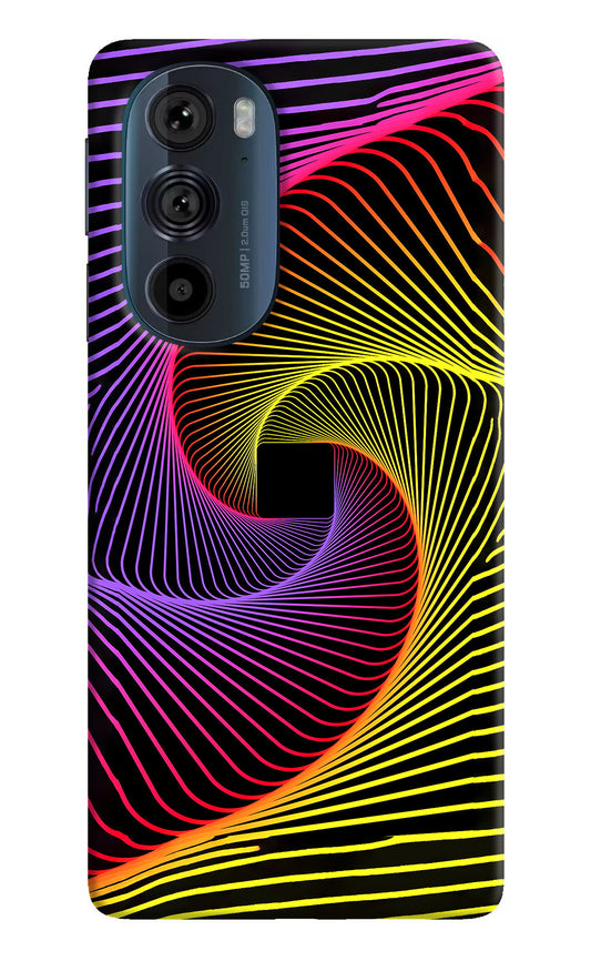 Colorful Strings Moto Edge 30 Pro Back Cover