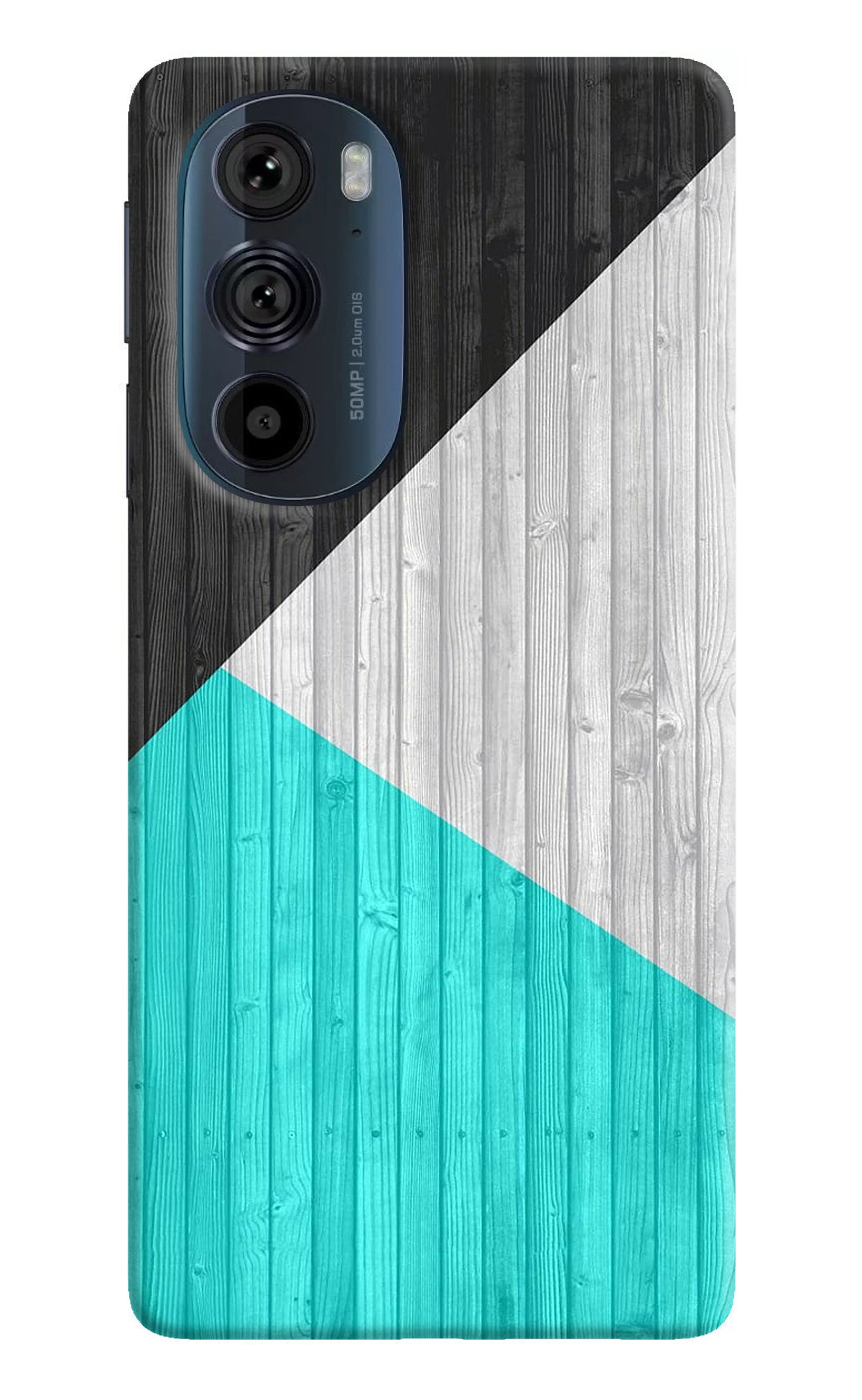 Wooden Abstract Moto Edge 30 Pro Back Cover