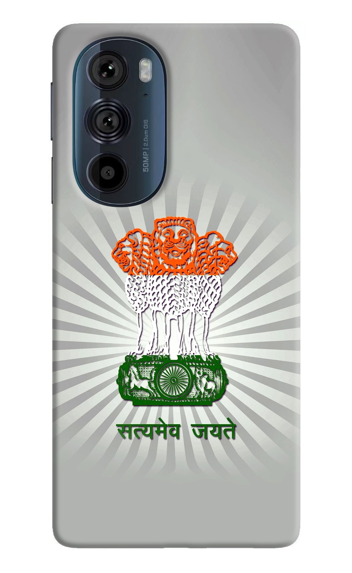 Satyamev Jayate Art Moto Edge 30 Pro Back Cover