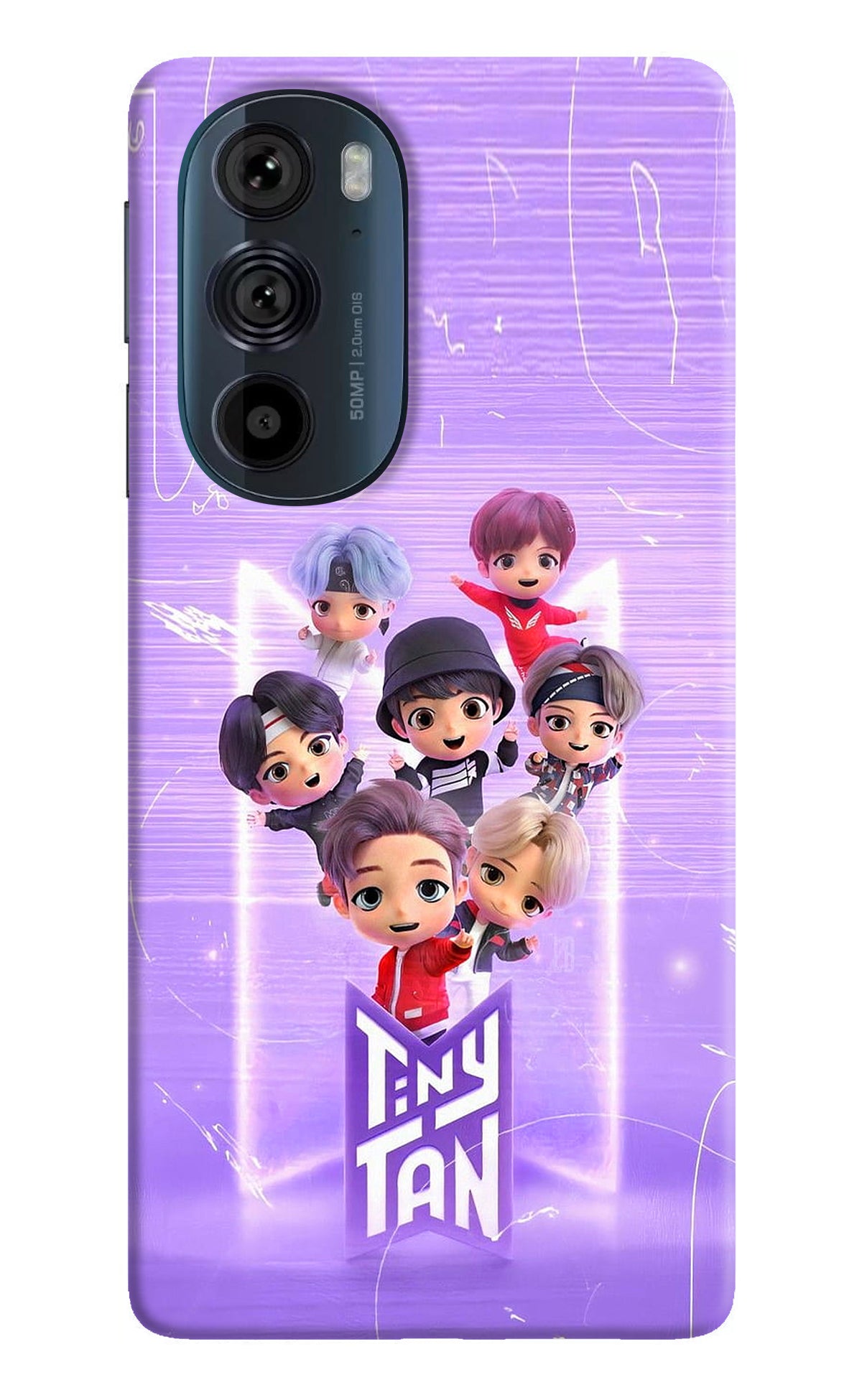 BTS Tiny Tan Moto Edge 30 Pro Back Cover