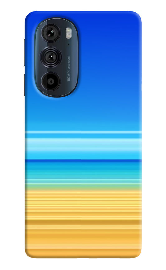 Beach Art Moto Edge 30 Pro Back Cover