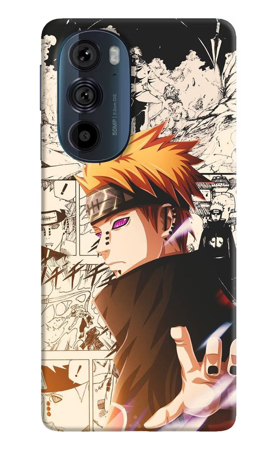 Pain Anime Moto Edge 30 Pro Back Cover, Hard case