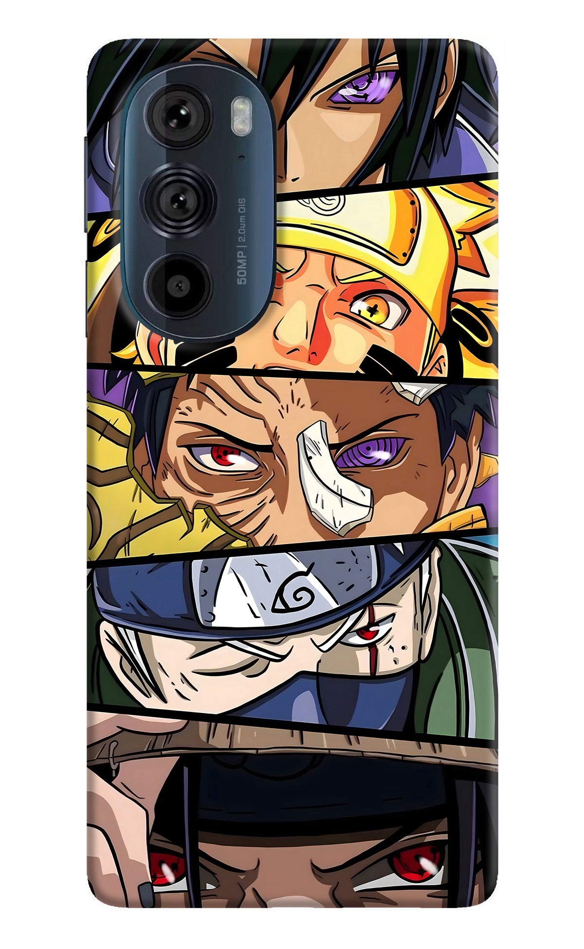 Naruto Character Moto Edge 30 Pro Back Cover