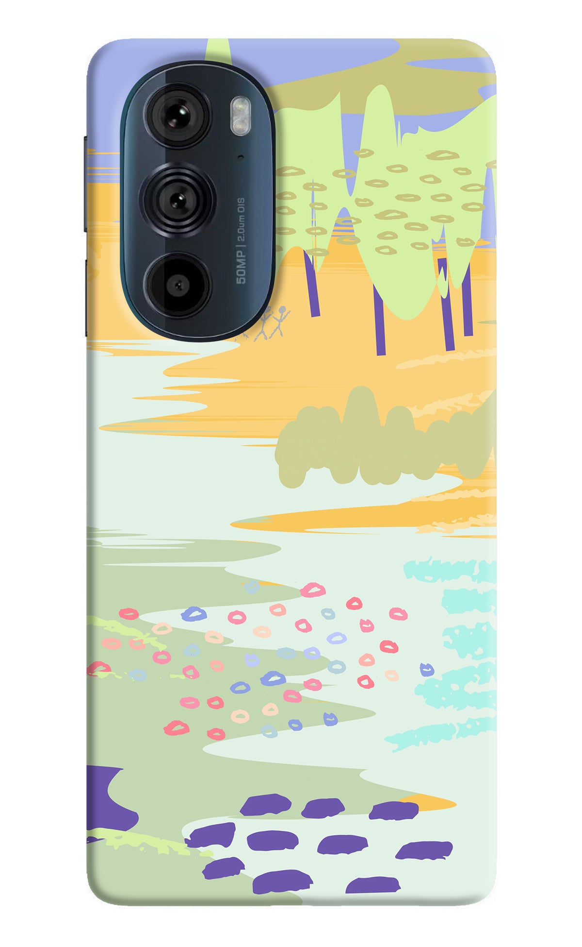 Scenery Moto Edge 30 Pro Back Cover