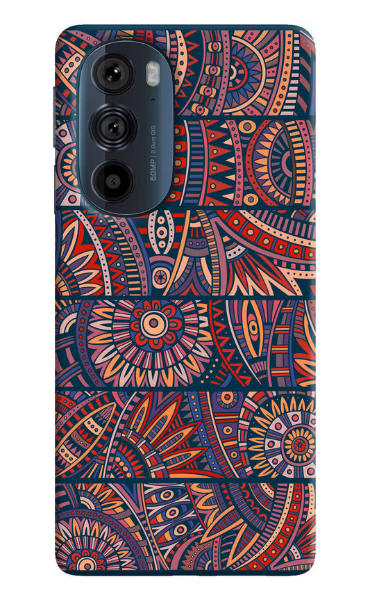 African Culture Design Moto Edge 30 Pro Hard Case Back Cover by Casekaro