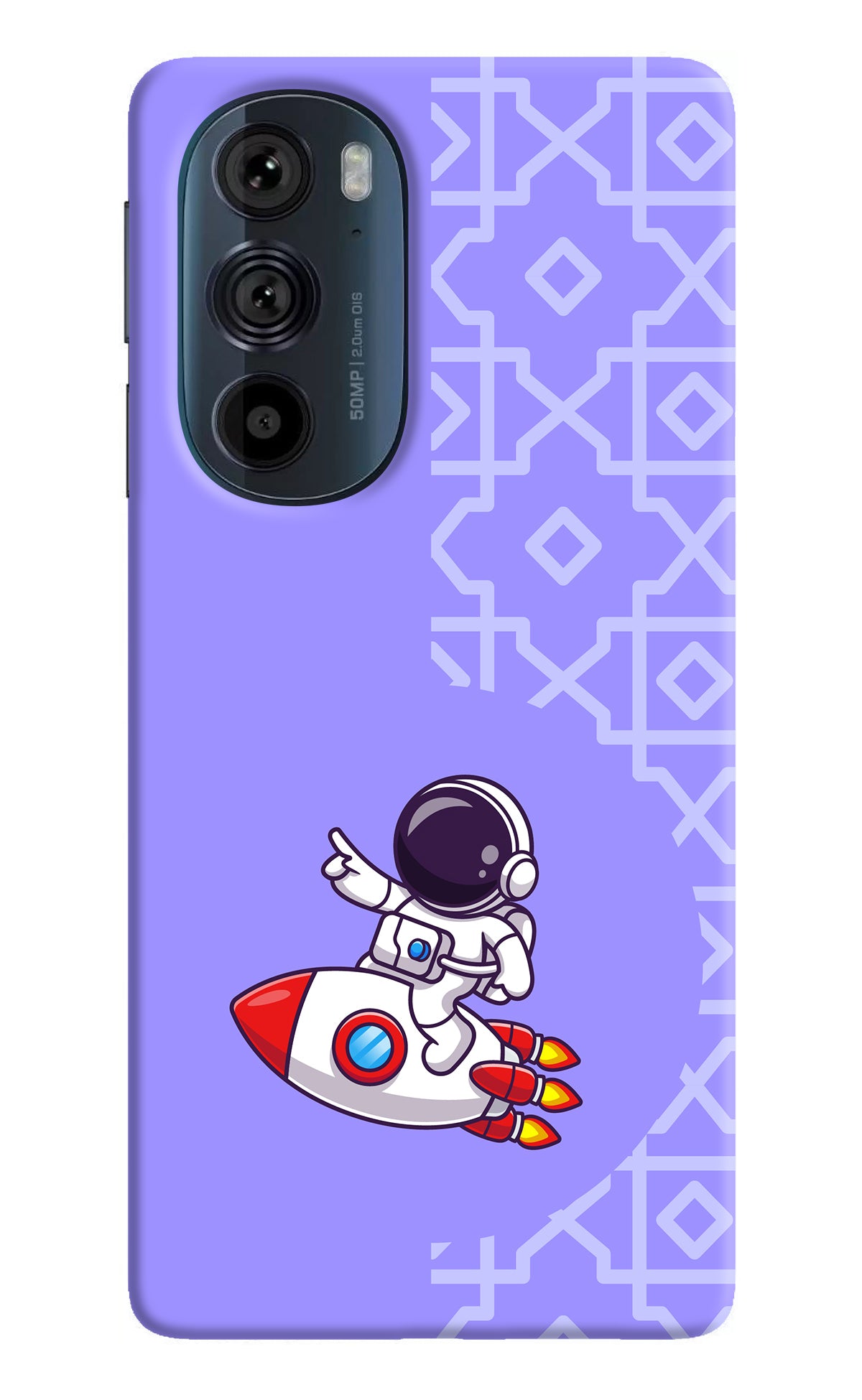 Cute Astronaut Moto Edge 30 Pro Back Cover