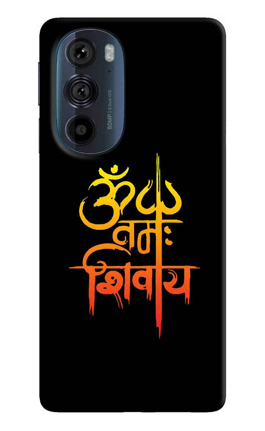 Om Namah Shivay Moto Edge 30 Pro Back Cover, Hard case