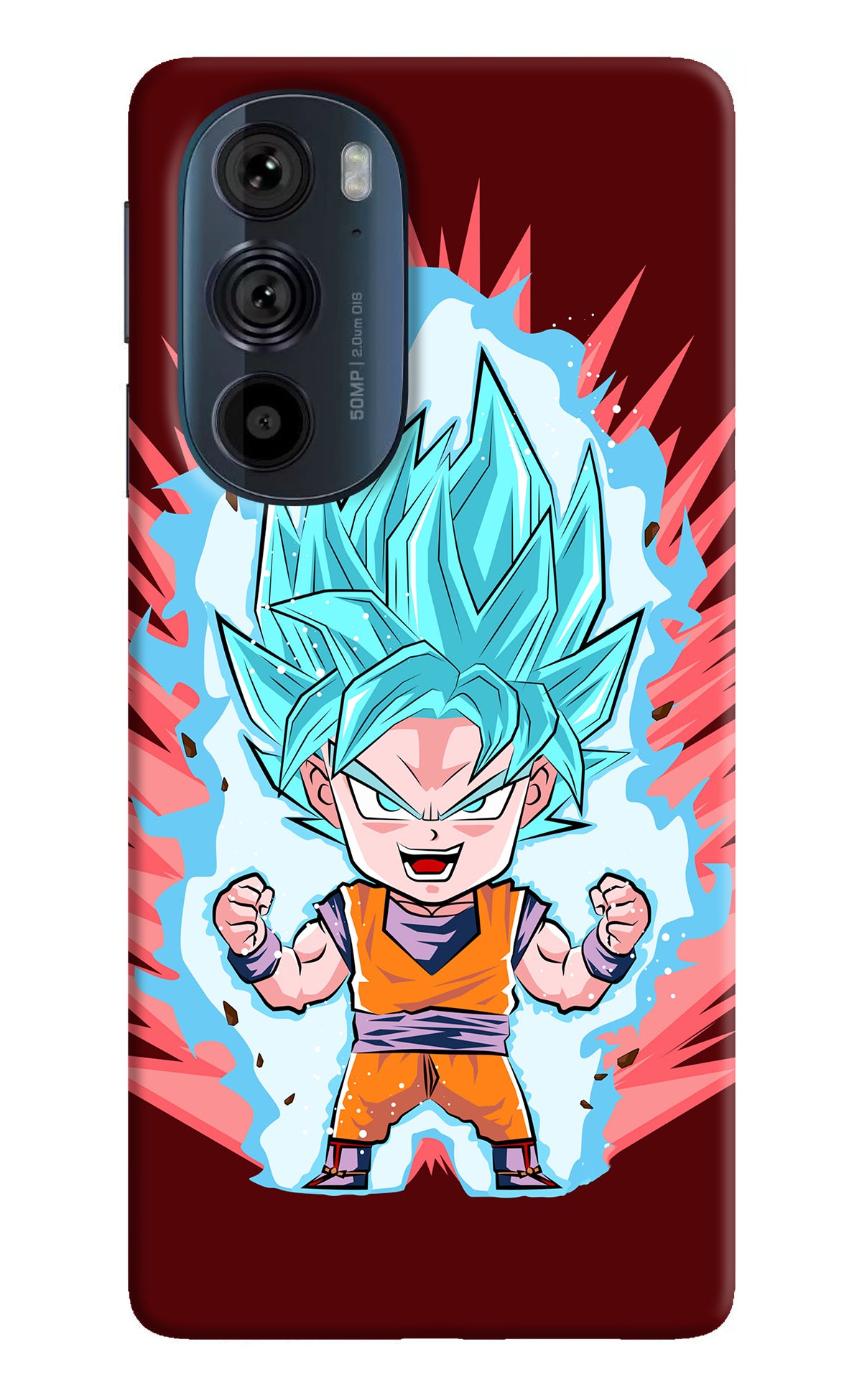 Goku Little Moto Edge 30 Pro Back Cover