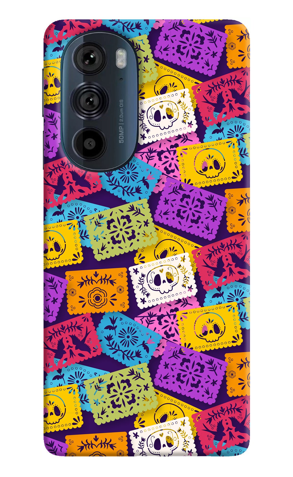 Mexican Pattern Moto Edge 30 Pro Back Cover