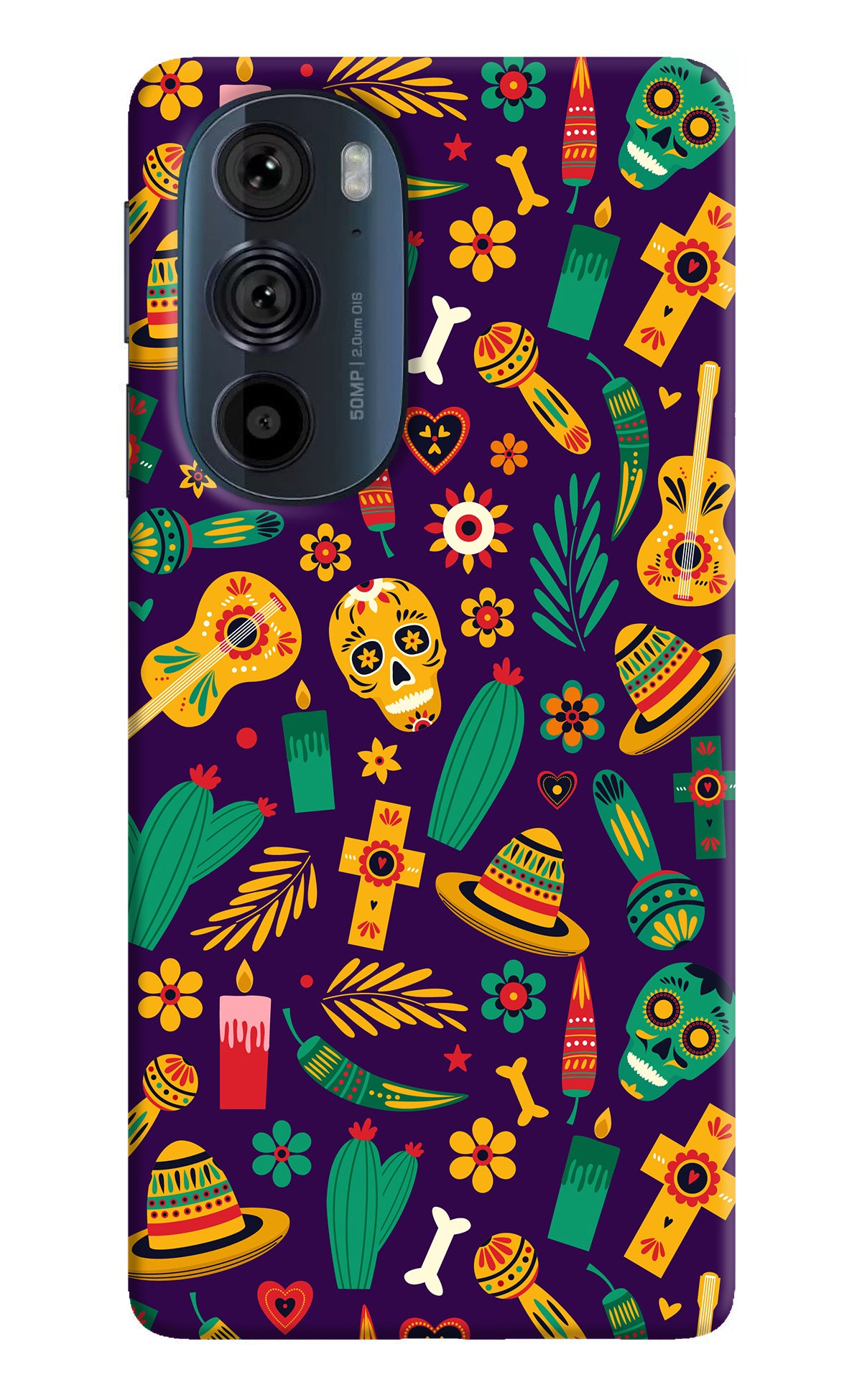 Mexican Artwork Moto Edge 30 Pro Back Cover