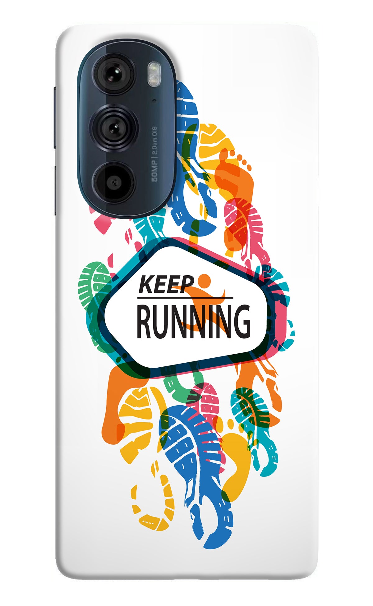 Keep Running Moto Edge 30 Pro Back Cover