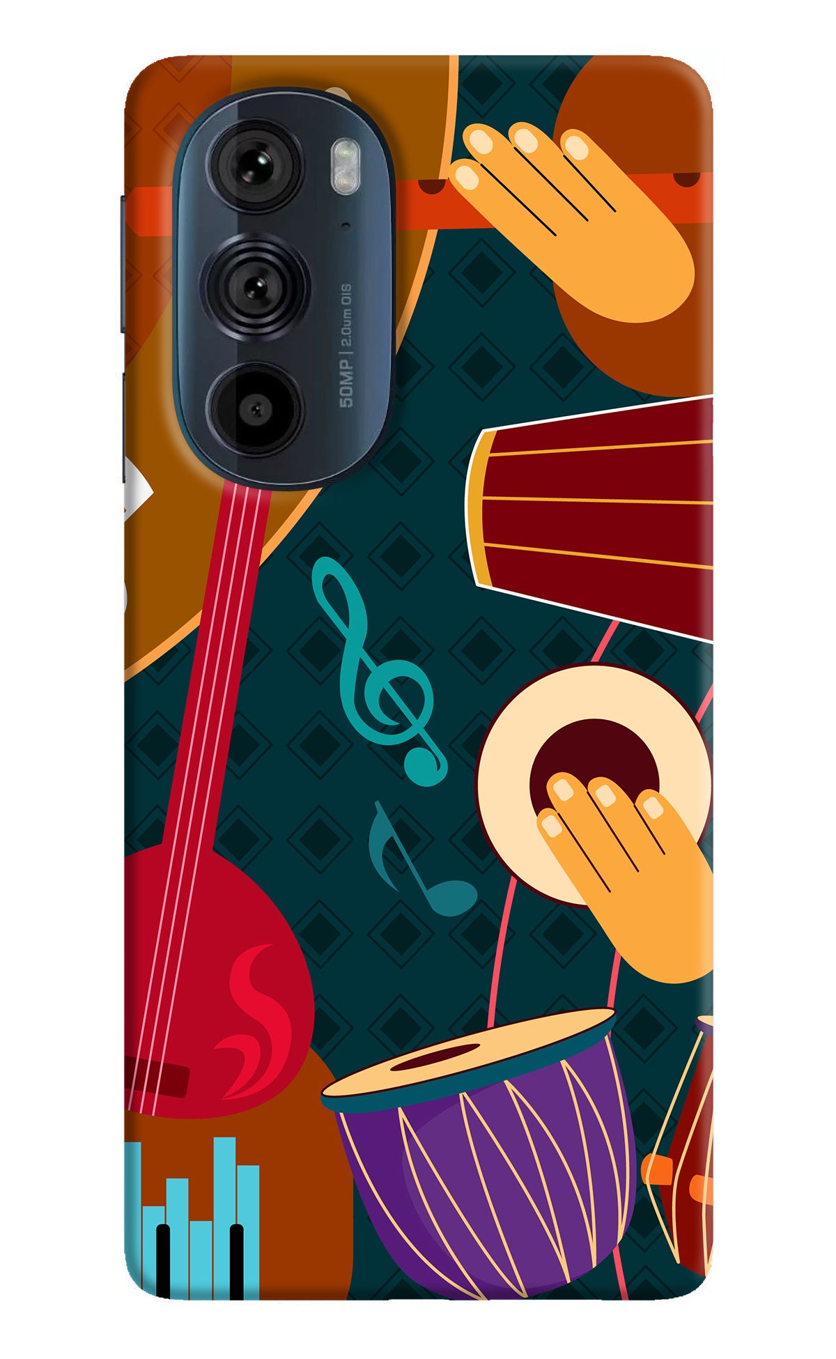 Music Instrument Moto Edge 30 Pro Back Cover