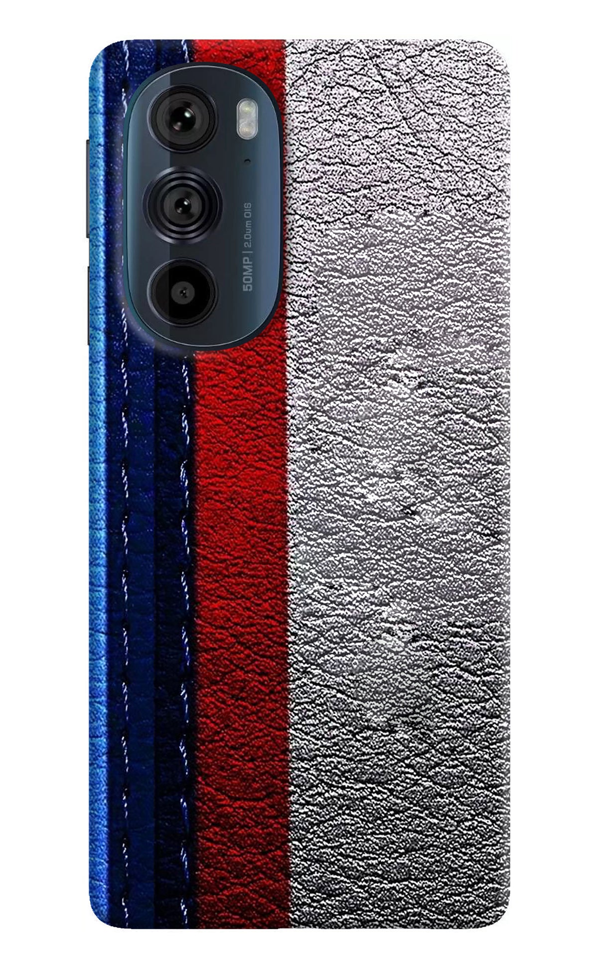 BMW Stripes Moto Edge 30 Pro Back Cover