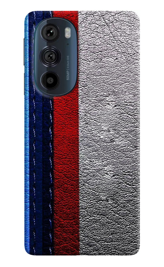 BMW Stripes Moto Edge 30 Pro Back Cover