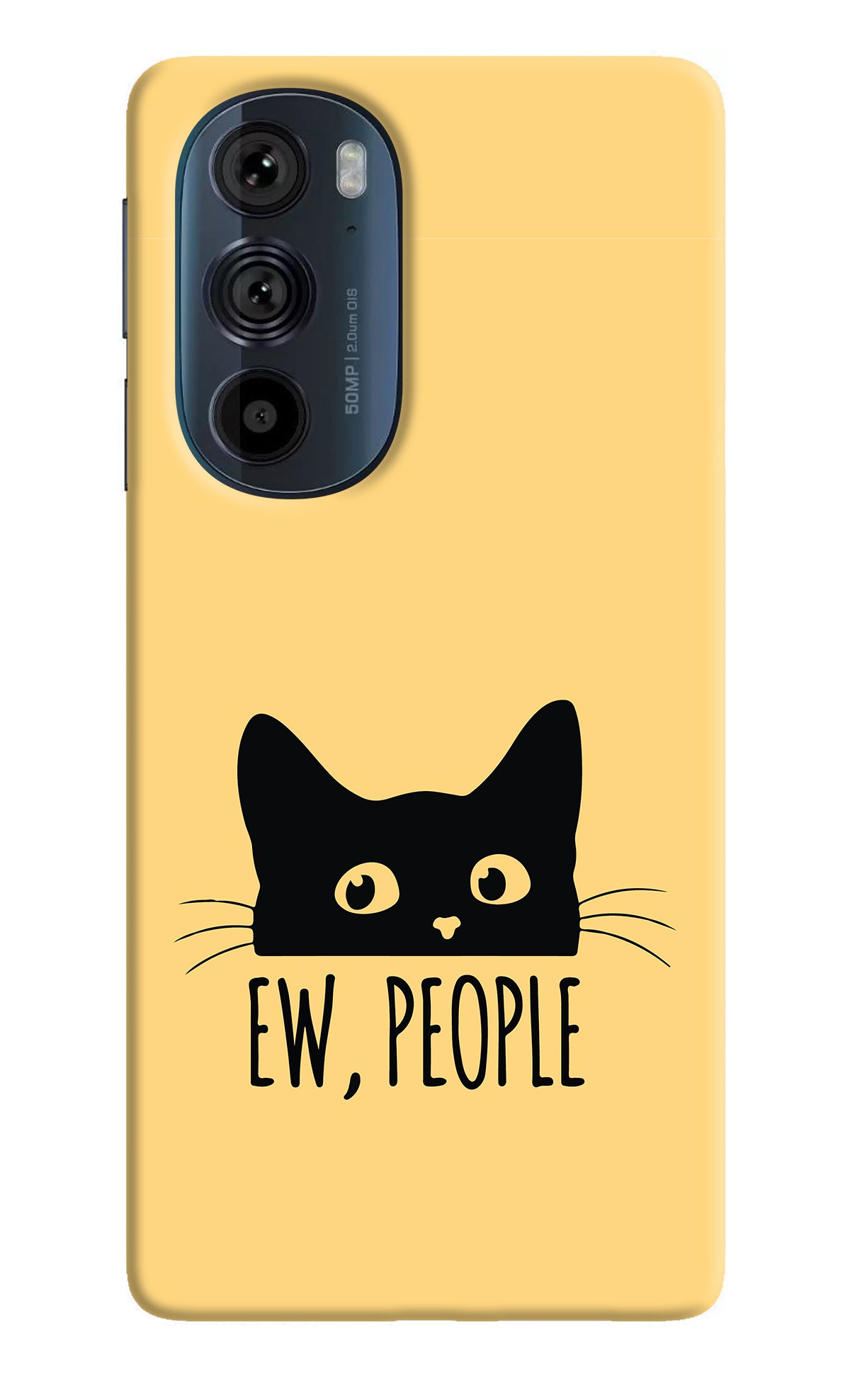 Ew People Catitude Moto Edge 30 Pro Back Cover