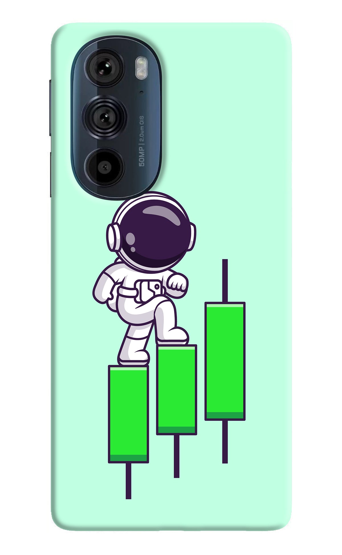 Astronaut Trader Moto Edge 30 Pro Back Cover