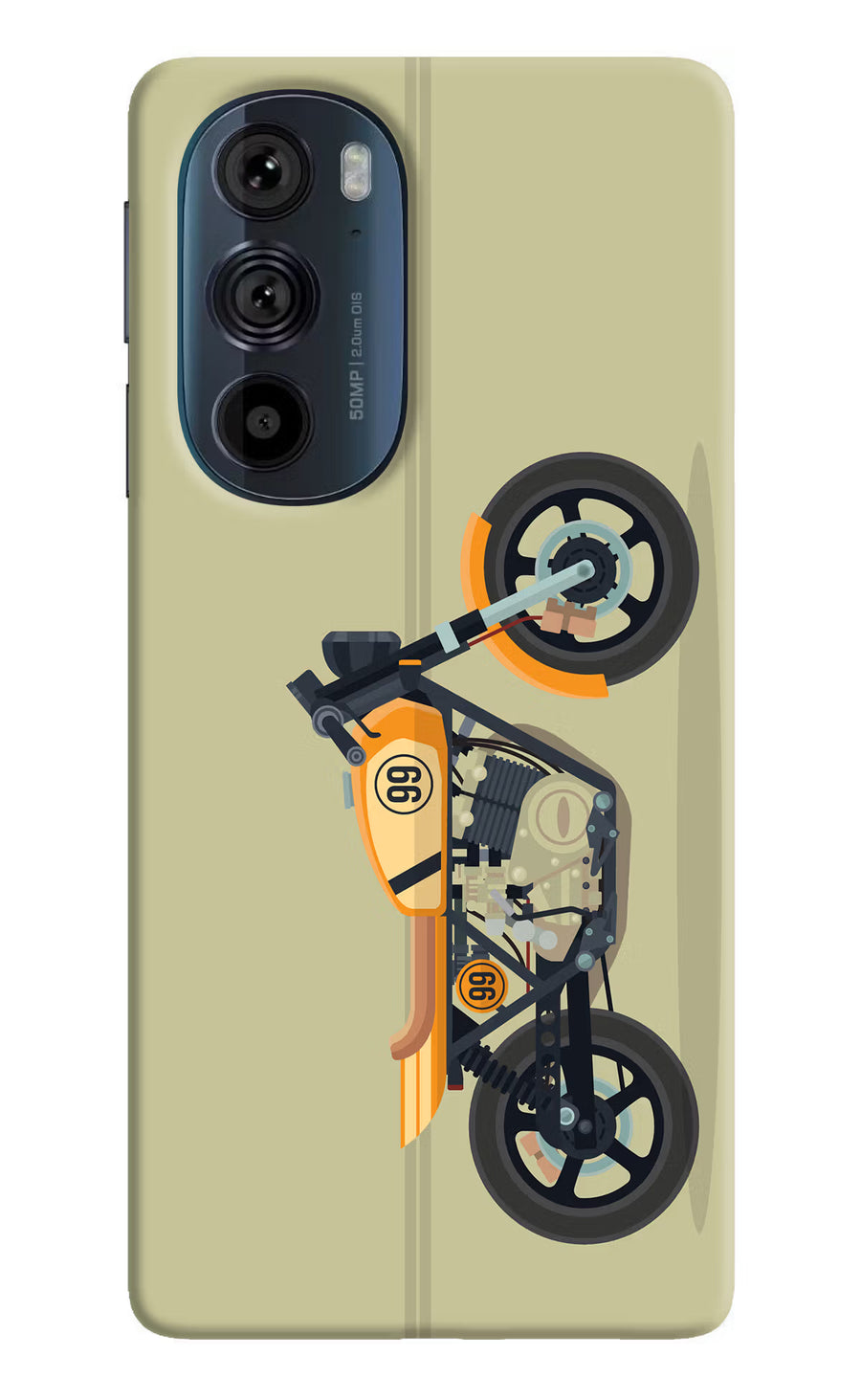 Vertical Speedster Moto Edge 30 Pro Back Cover, Hard case