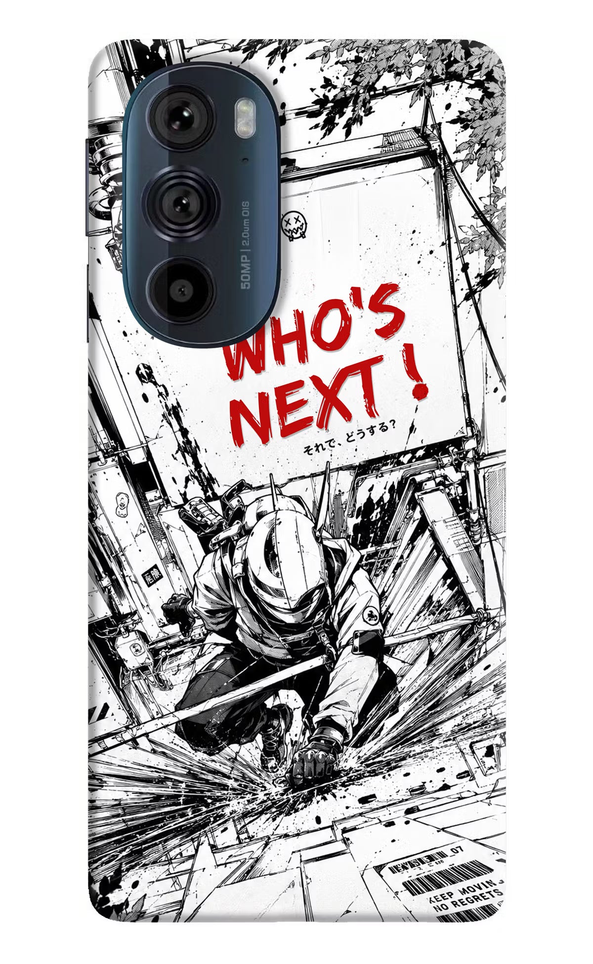 Who's Next Moto Edge 30 Pro Hard Case Back Cover by Casekaro