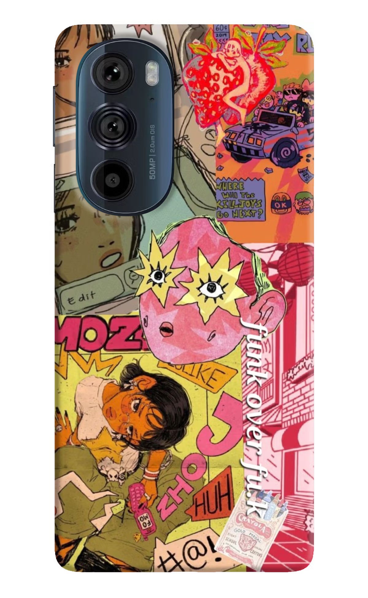 Funkover Moto Edge 30 Pro Back Cover