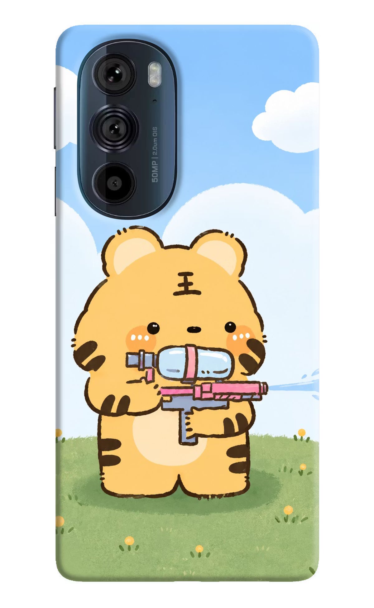 Tiger Treat Moto Edge 30 Pro Back Cover