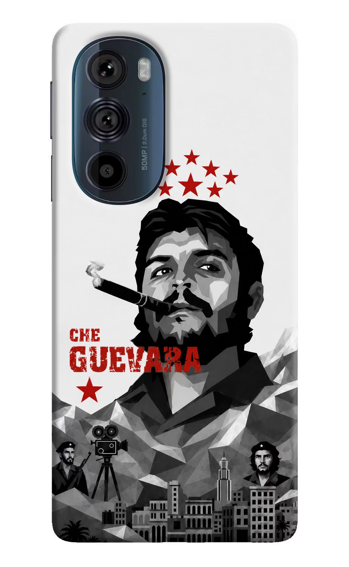 Che Guevara Iconic Moto Edge 30 Pro Back Cover