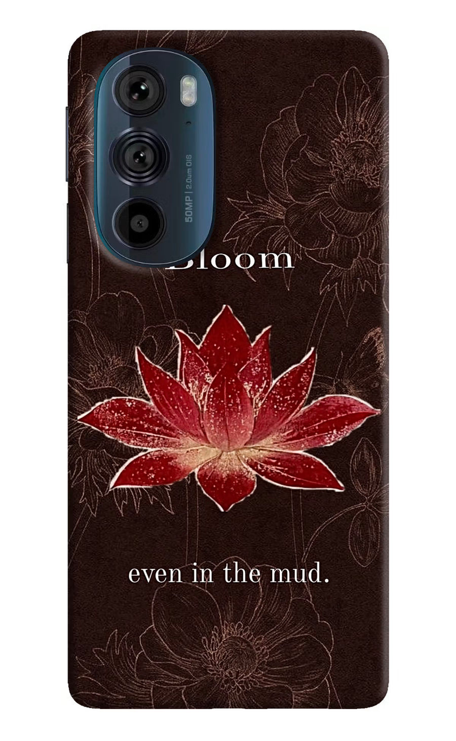 Bloom Moto Edge 30 Pro Back Cover, Hard case