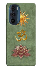 Om & Lotus Moto Edge 30 Pro Back Cover