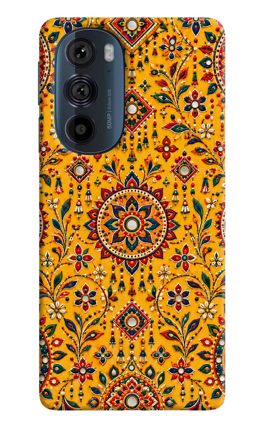 Sunlit Aura Moto Edge 30 Pro Back Cover, Hard case
