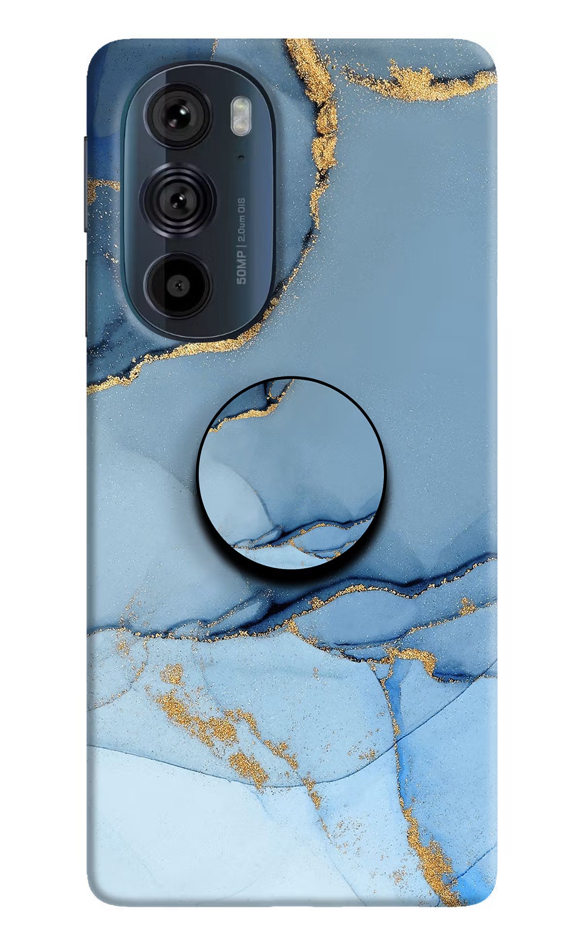 Blue Marble Moto Edge 30 Pro Pop Case by Casekaro