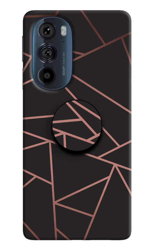 Geometric Pattern Moto Edge 30 Pro Pop Case by Casekaro